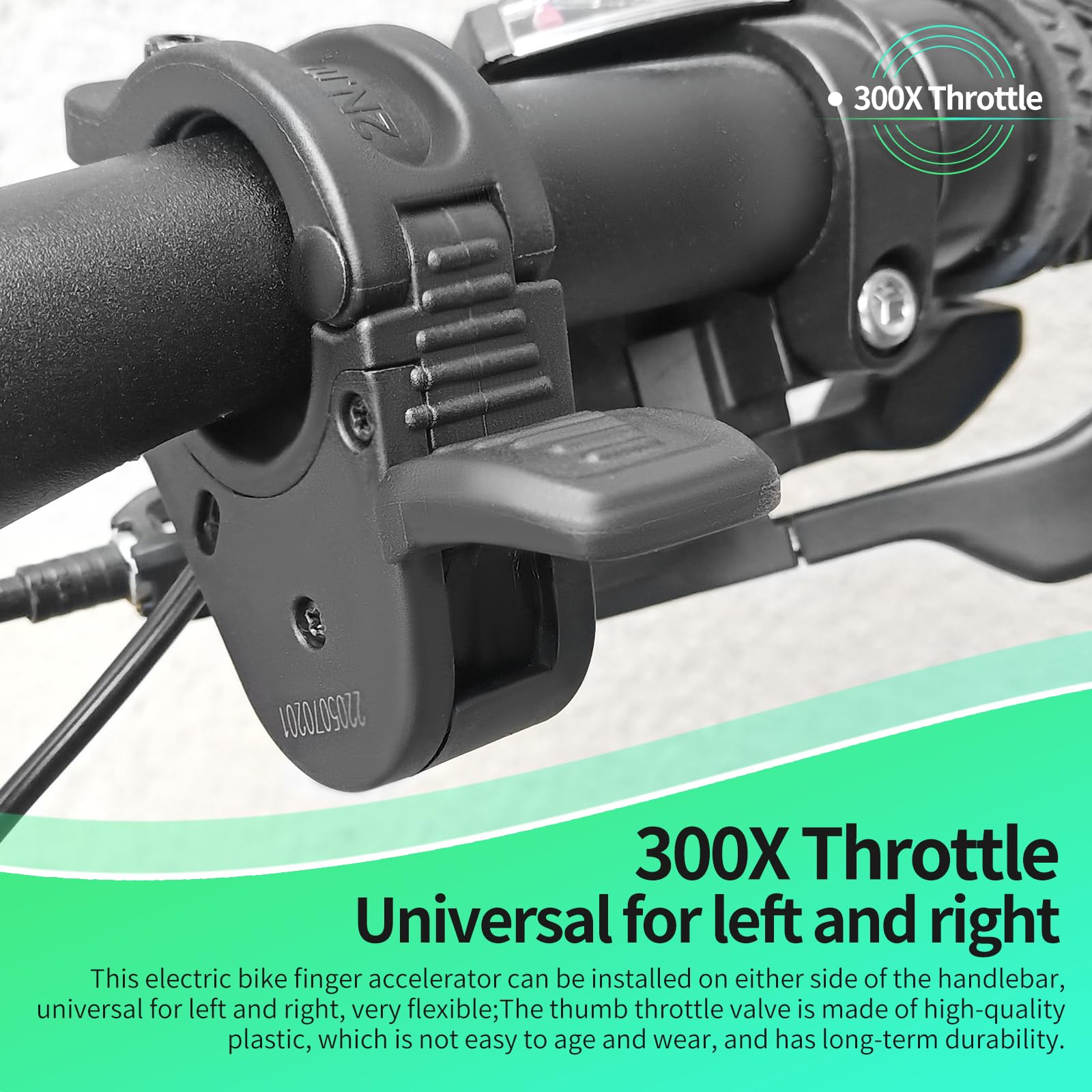 MUSELK Ebike Thumb Throttle WUXING 300X Right/Left Hand Throttle for 24V 36V 48V 72V Electric Bicycle Accelerator : Sports & Outdoors