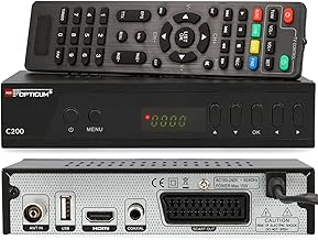 Opticum C200 PVR HDTV Cable Receiver (PVR Ready, HDMI, Full HD, USB, EPG, SCART) Black