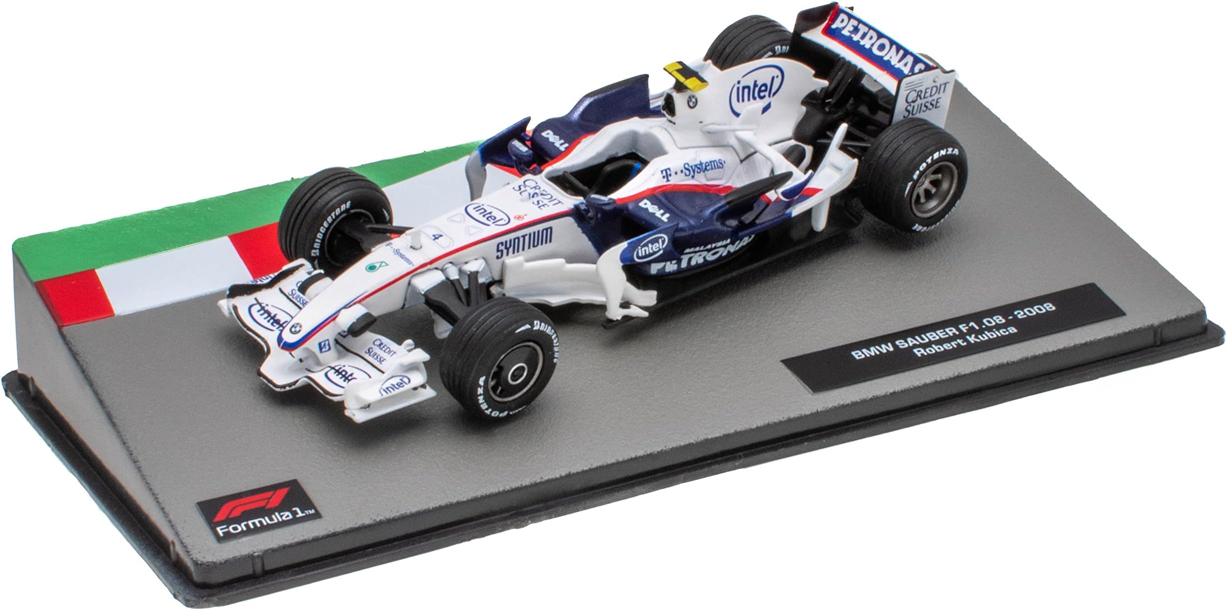 OPO 10 - Miniature car Formula 1 1/43 Compatible with BMW Sauber F1.08 - Robert Kubica - 2008 - F1 FD050