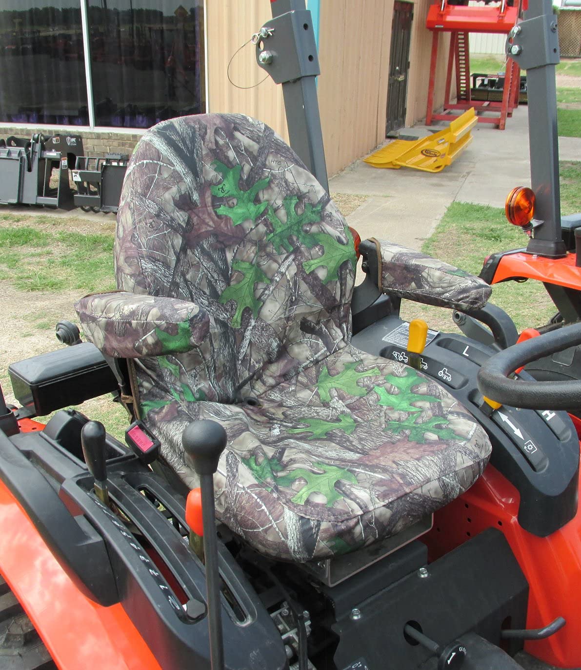 Durafit Seat Covers, Custom Fit Kubota Seat Covers for Tractor B2301 B2601 (KU25 HTZC Camo)