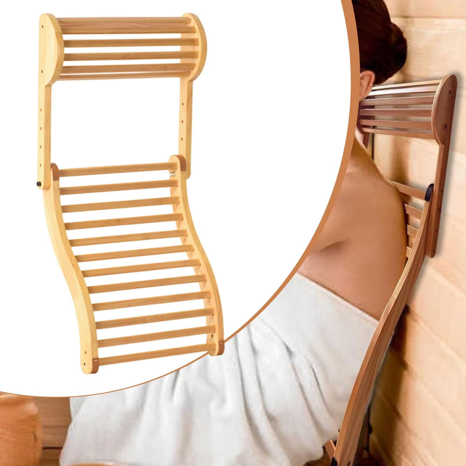 Cuscino per Schienale per Sauna, Supporto per Il Collo, Ergonomico a, Pieghevole, per Sauna