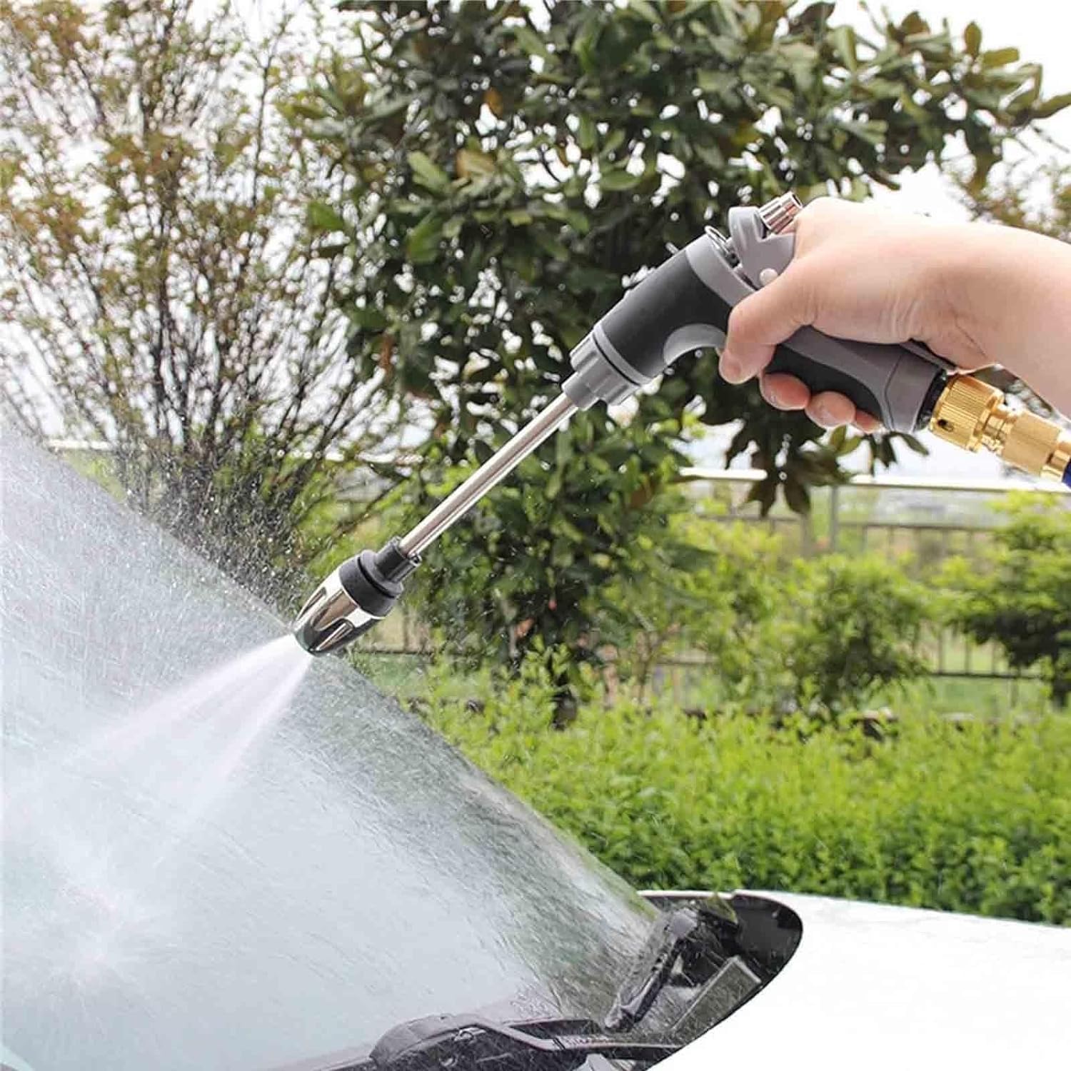 Buse Nettoyeur Haute Pression 6 En 1 - Connecteur Rapide 1/4 - Pour Jardin Et Nettoyage