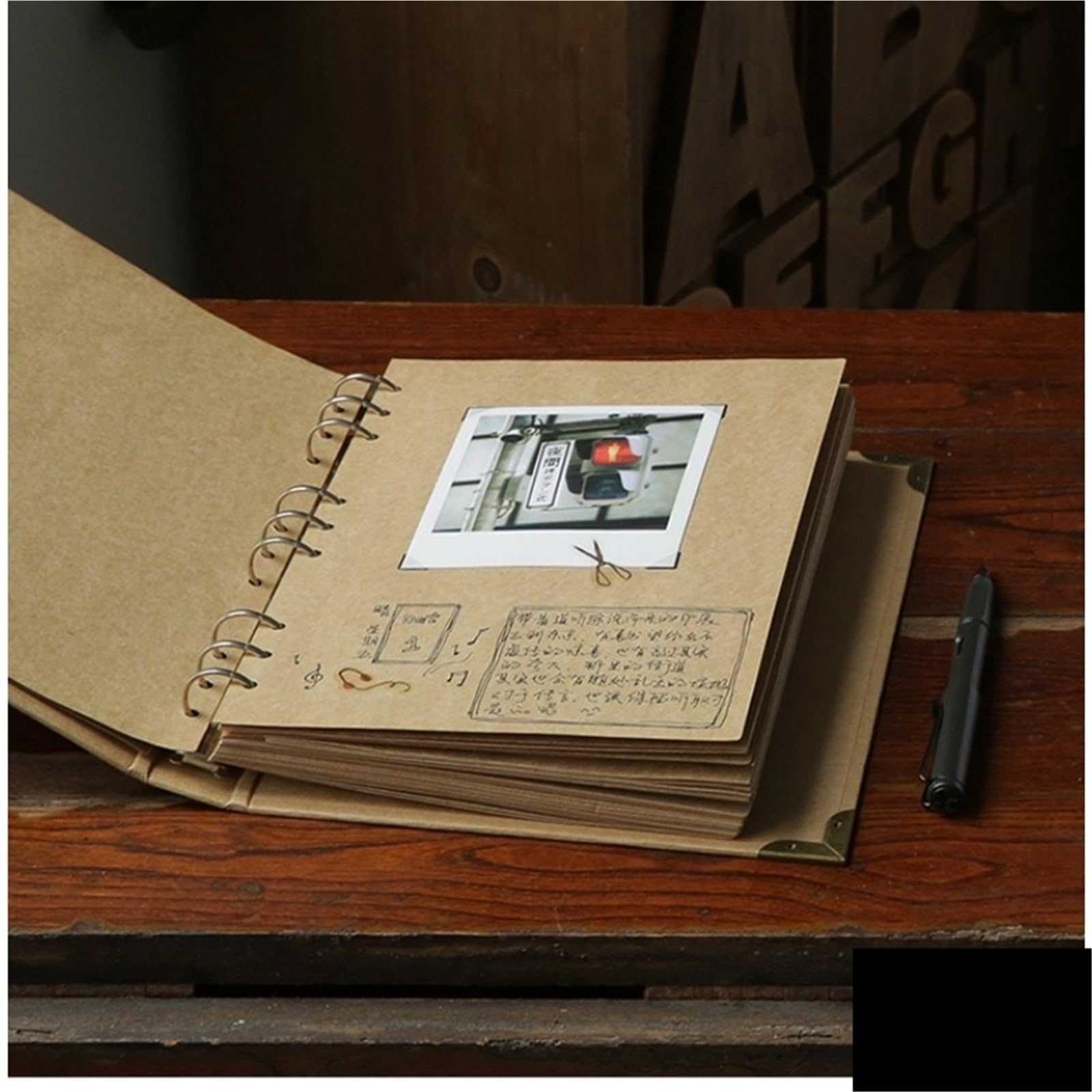 Álbum De Fotos Álbum de Fotos en Blanco de 31 páginas, Cubierta de Scarpbook, álbumes de Boda de Hojas Sueltas, Foto DIY, álbum de Recortes for Viaje, álbum de Fotos for niños