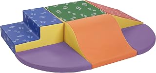 ECR4Kids SoftZone Little Me Wall Climb and Slide, Beginner Playset, Assorted