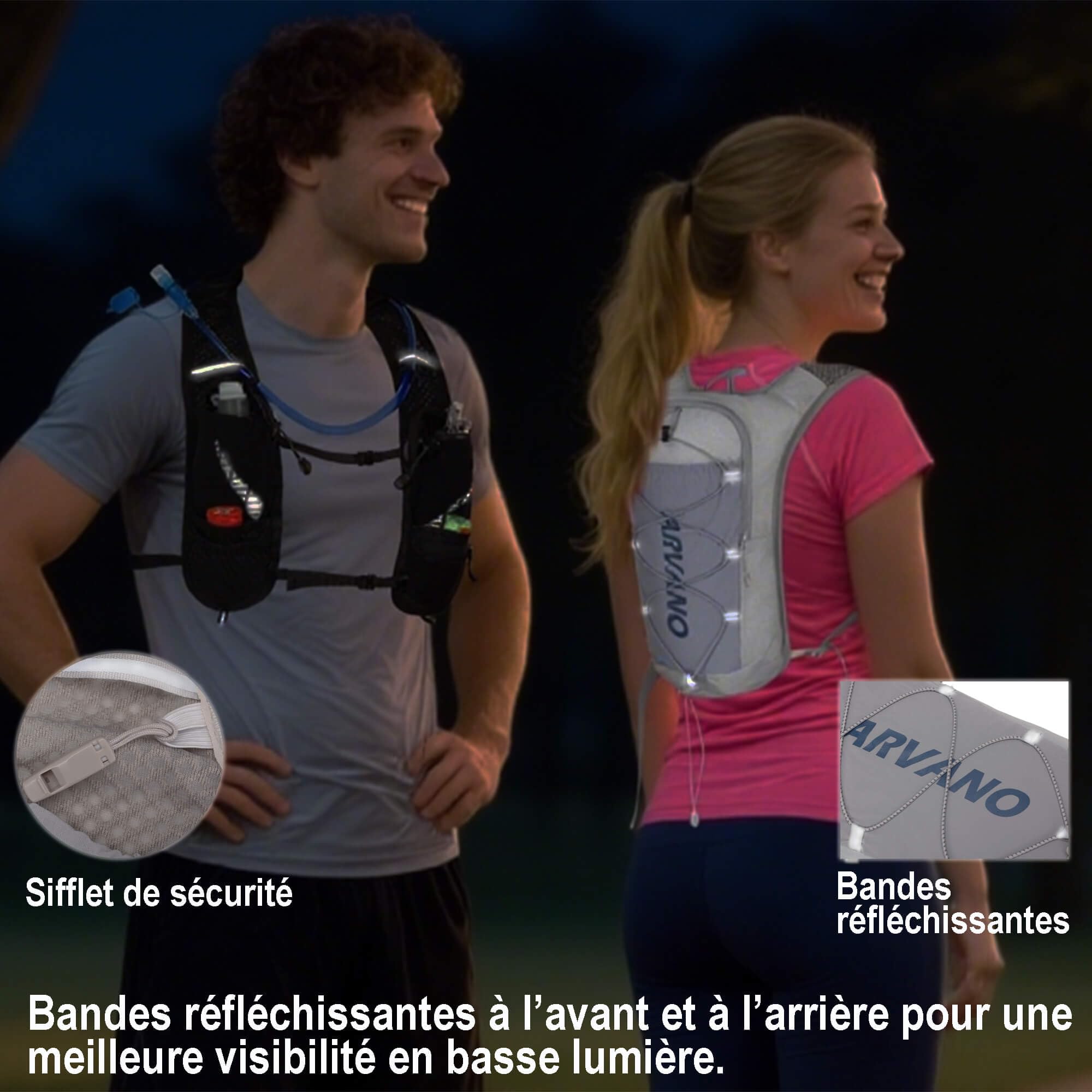 Sac à Dos Gilet de Hydratation pour Course à Pied avec Poche à Eau 1,5L, Léger Respirant 5L Sac Hydratation Running, Trail, Vélo, Randonnée pour Femmes et Hommes
