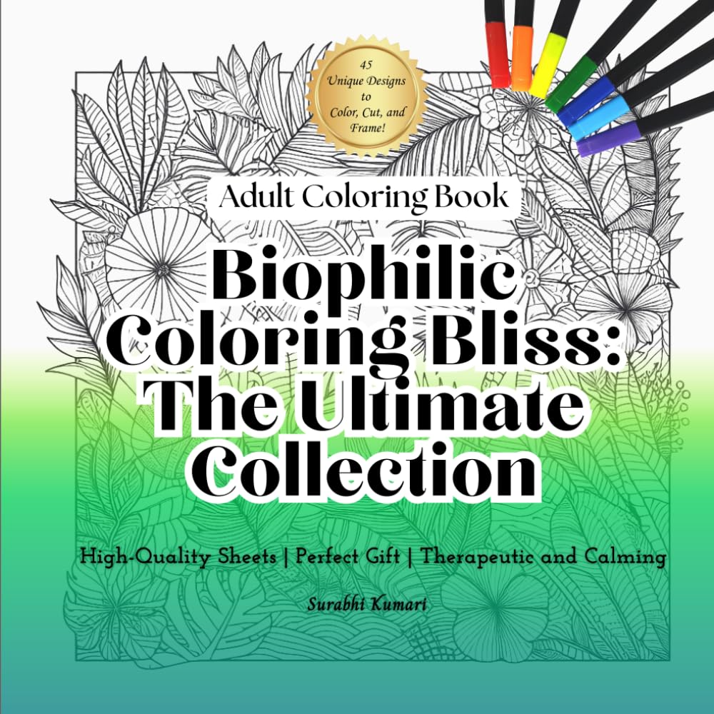 Livre de coloriage adulte pour retrouver le calme intérieur et exprimer sa créativité