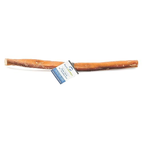 Barkworthies 12-In Odor Free Double Cut Bully Stick 100% Natural Beef Dog Treats
