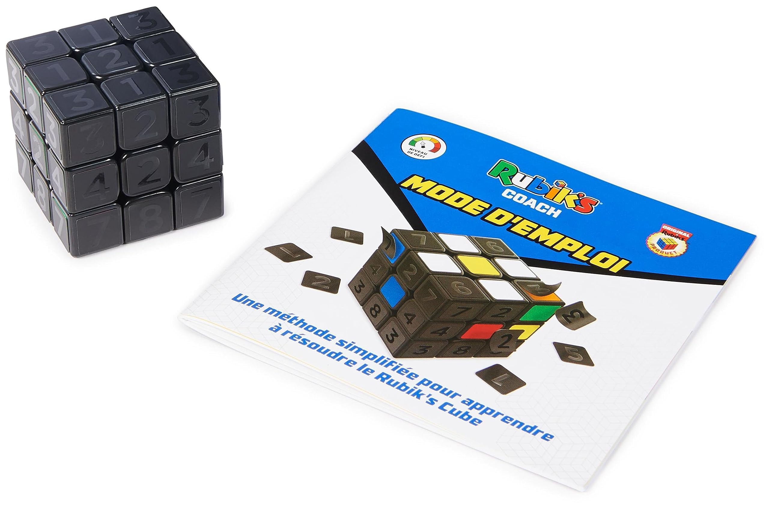 Cube Coach 3X3 - Cubo mágico - Juego educativo de rompecabezas para adultos y niños - Combinación de colores - Resolución de problemas - Juguete para niños de 8 años en adelante 7