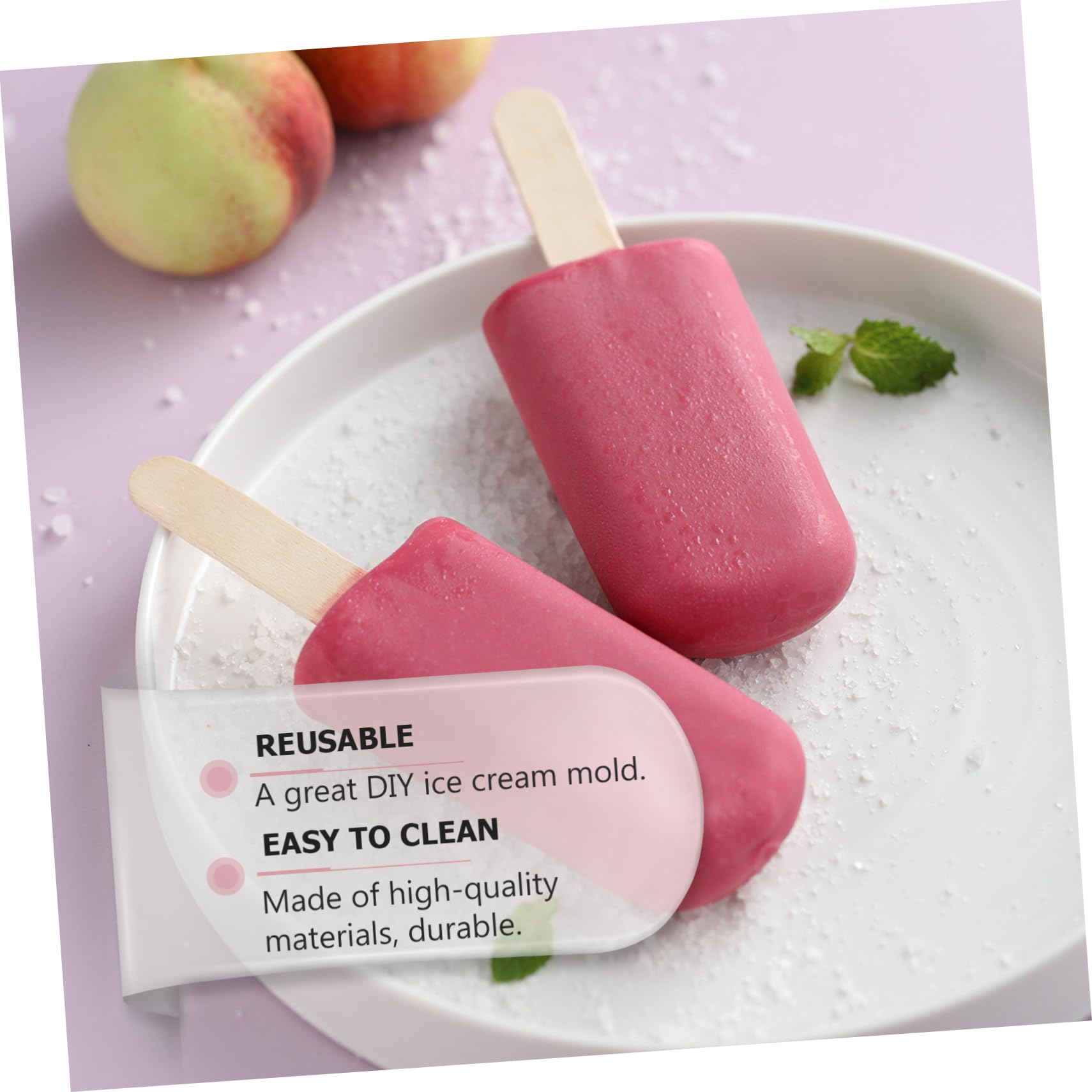 PartyKindom Moule à Glace Maison Pour Facile à Utiliser Et Réutilisable Pour Cas Glacés Diy