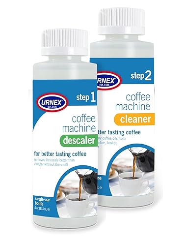 Urnex Coffee Maker Cleaner and Descaler Kit - 2 Single