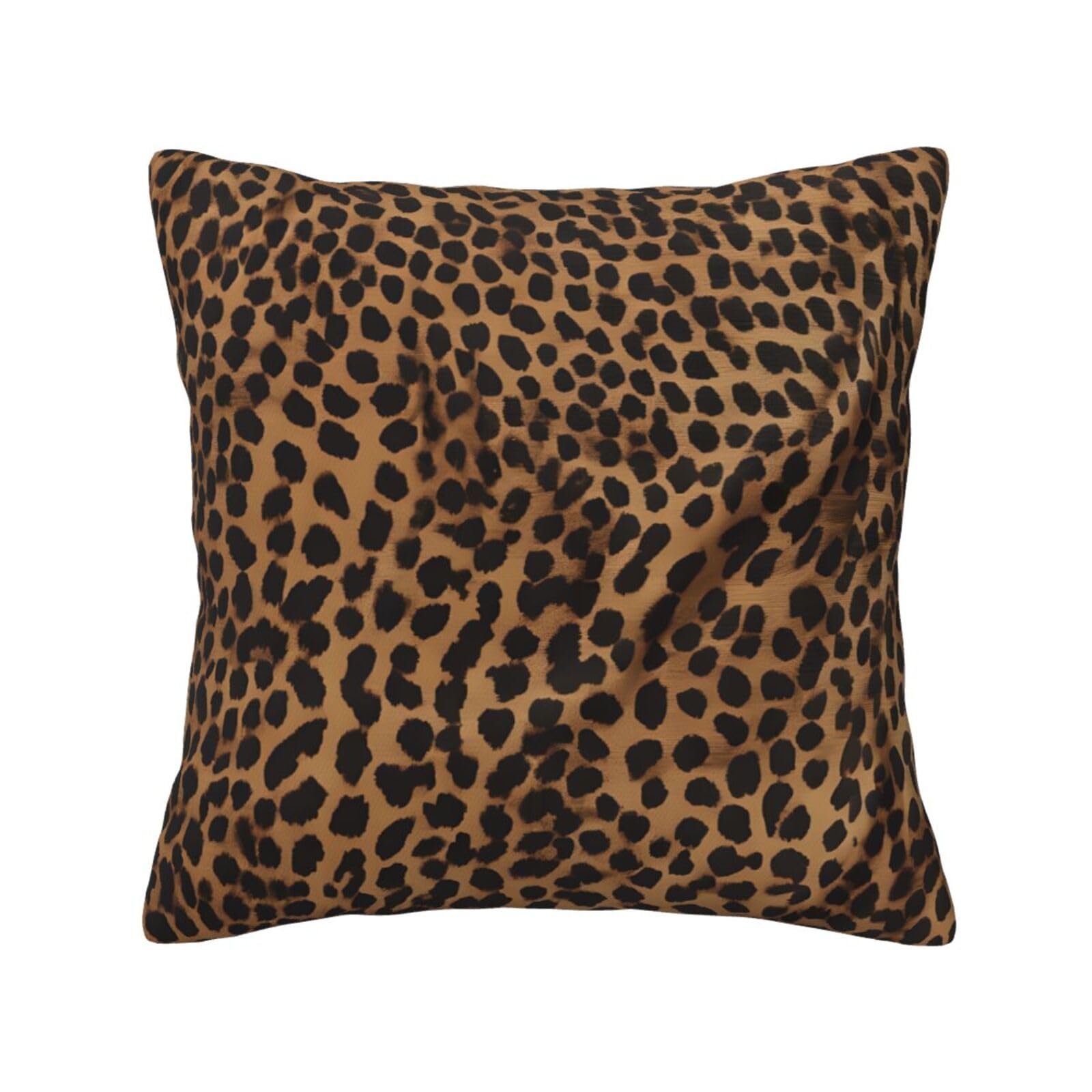 LHFIOHIRG (Leopard Print) Decorative Throw Pillow Covers Double-Sided Printed Cushion Covers for Sofa, Couch, Bed, and Home Decor 30 x 30cm