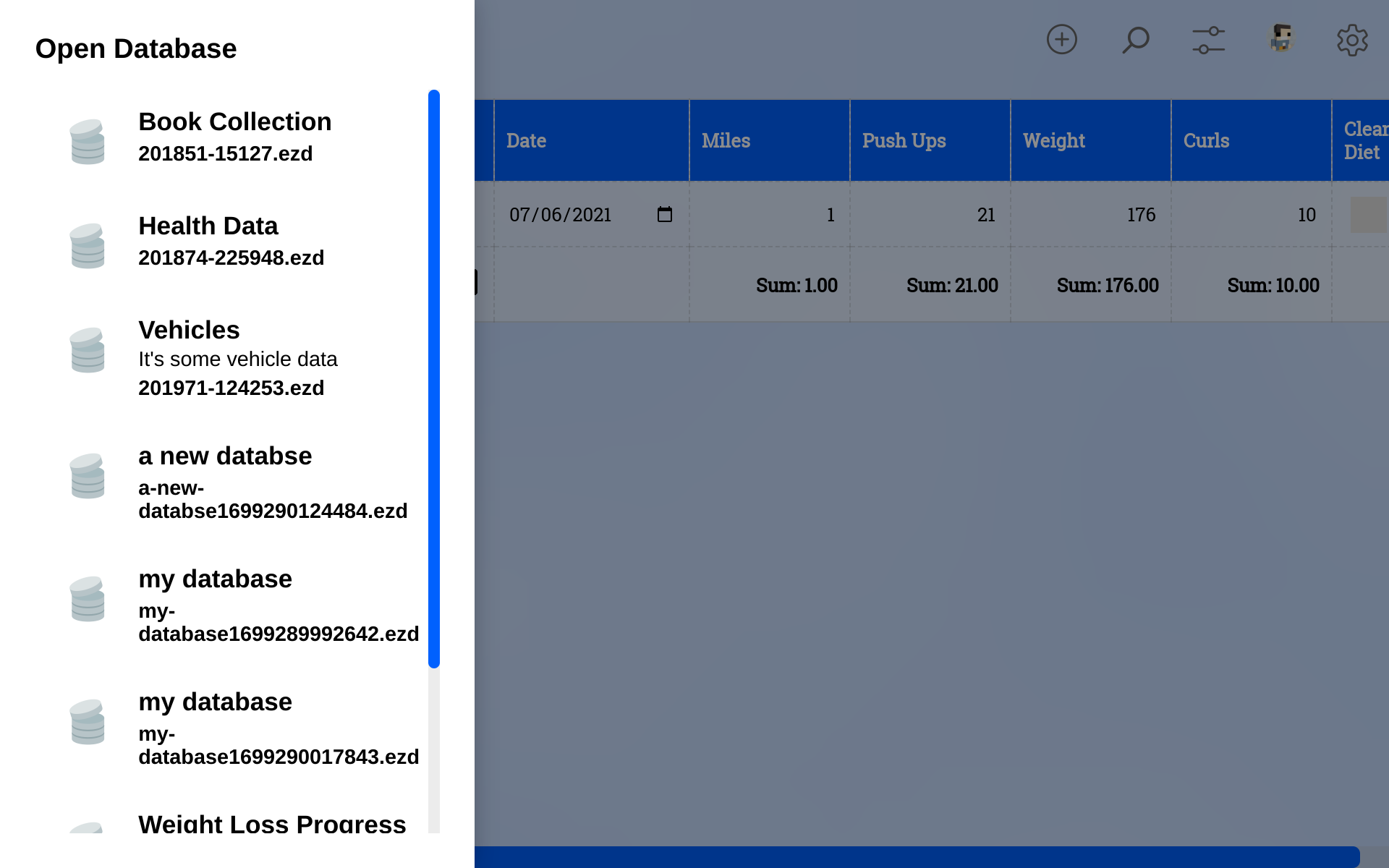 EZ Database - App on Amazon Appstore