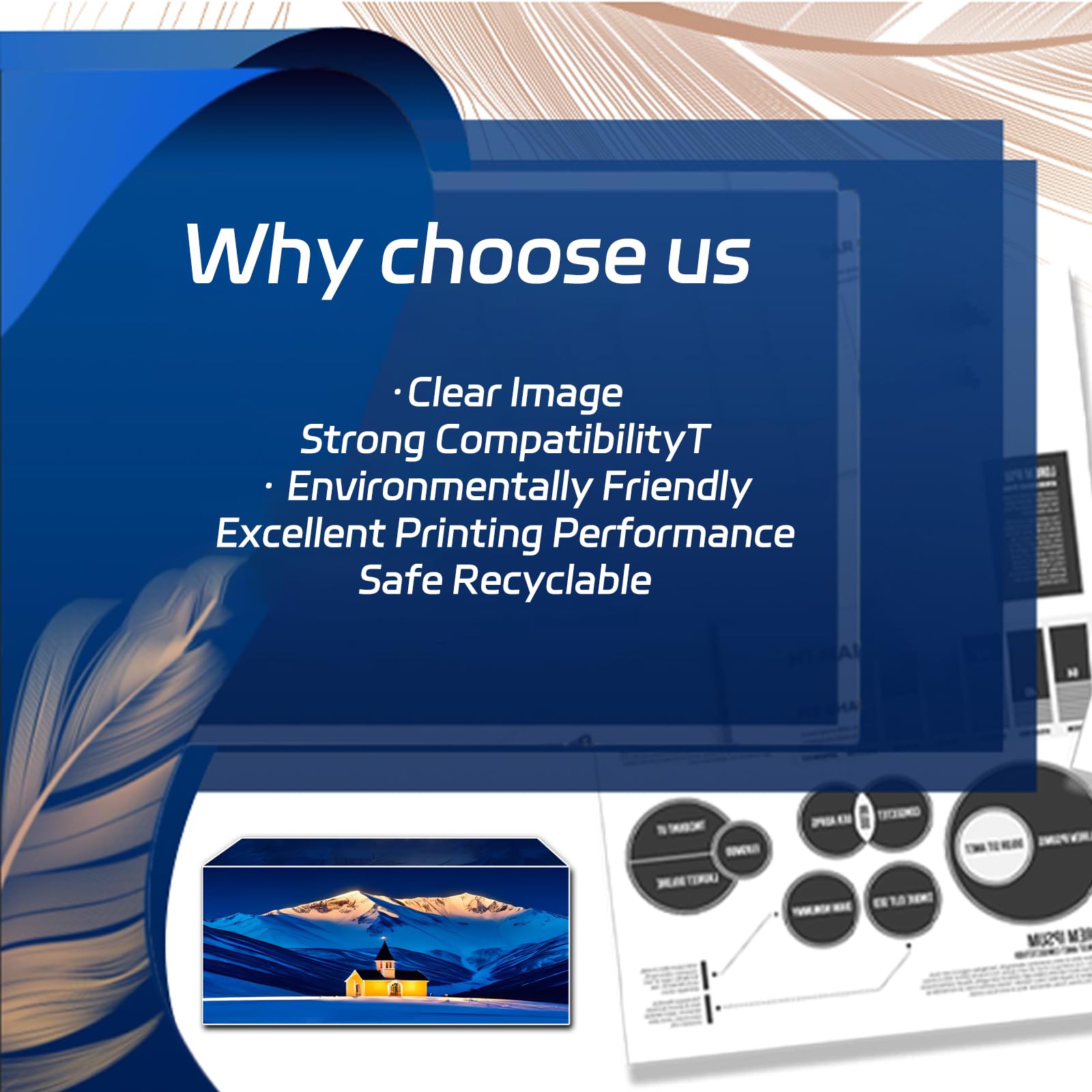 Compatible For Lexmark 56F0Z00 Drum Unit, Work For Lexmark MS310d MS310dn MS312dn MS410d MS410dn MS415dn MS510dn MS610de MS610dn MS610dte MS711dn Printers, Drum Unit (4 Pack Black - View #8