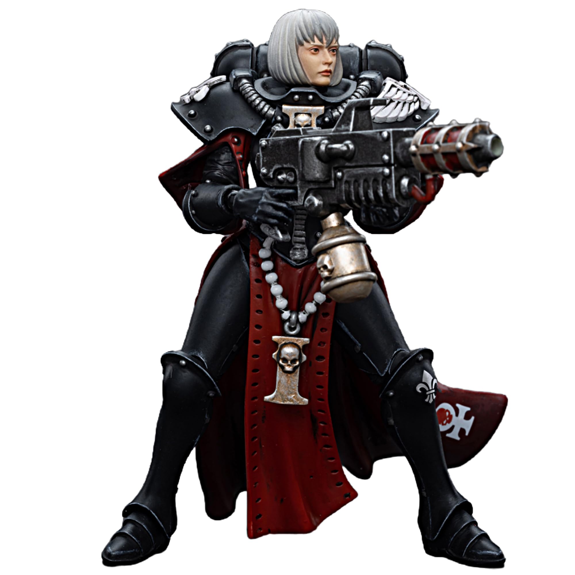 JOYTOY Warhammer 40k 1/18 Figura de acción Adepta Sororitas Battle Sister, juego de 5 figuras de 4.2 pulgadas, regalos coleccionables, juguetes para niños mayores de 15 años y adultos
