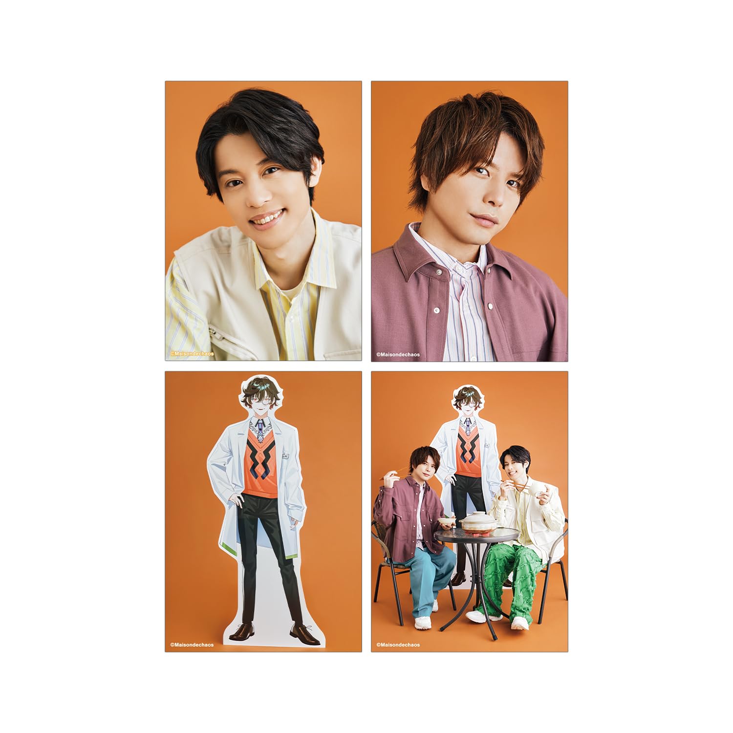 Chiharu Sawashiro SOGO Nakamura Takuya Yamanaka's Maison de Chaos Bromide 4 Piece Set Version A