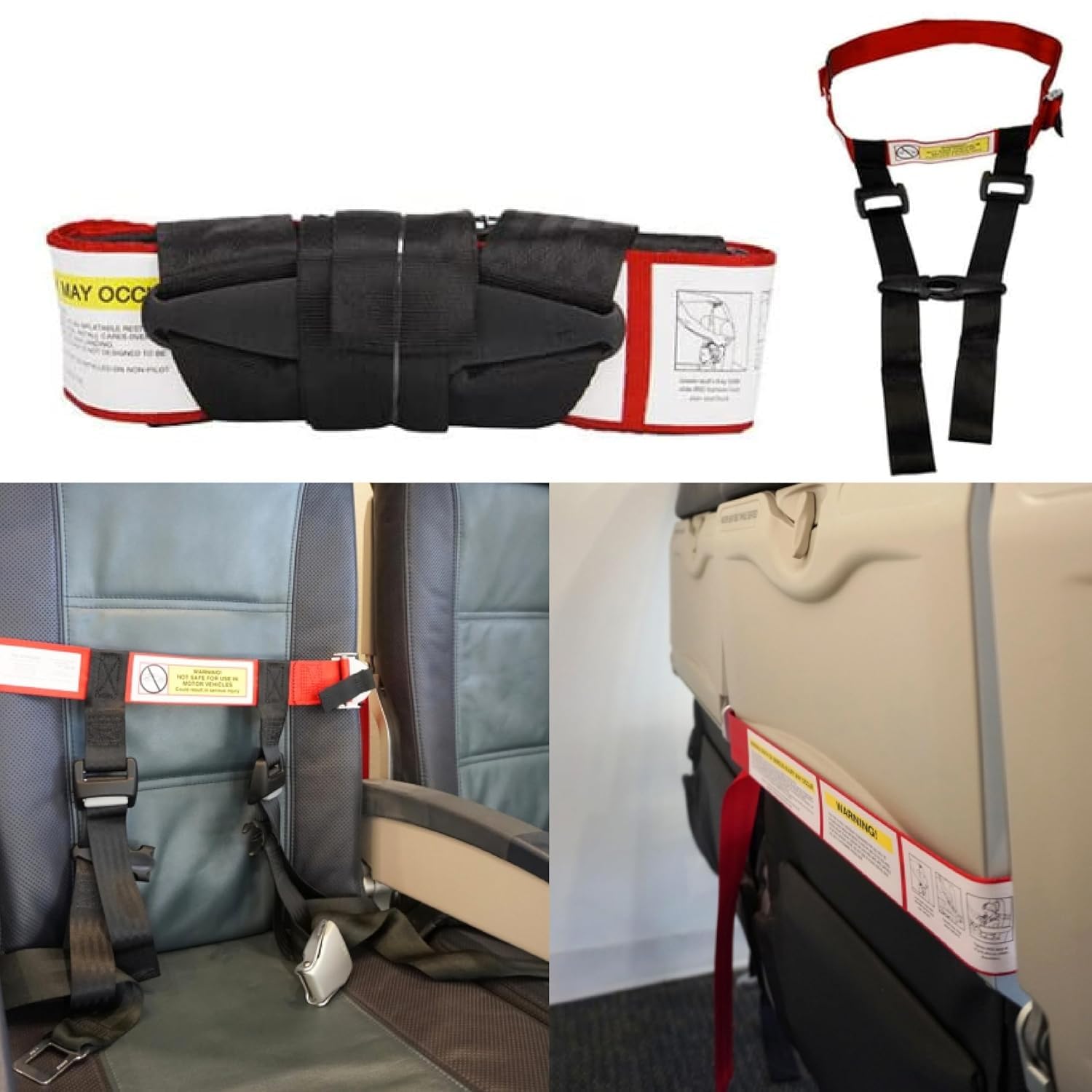 Cares Airplane Safety Travel Harness for Kids - Toddler Travel Restraint - Provides Extra Safety for Children on Flights - Light Weight, Portable, Easy to Store and Installs in Minutes.