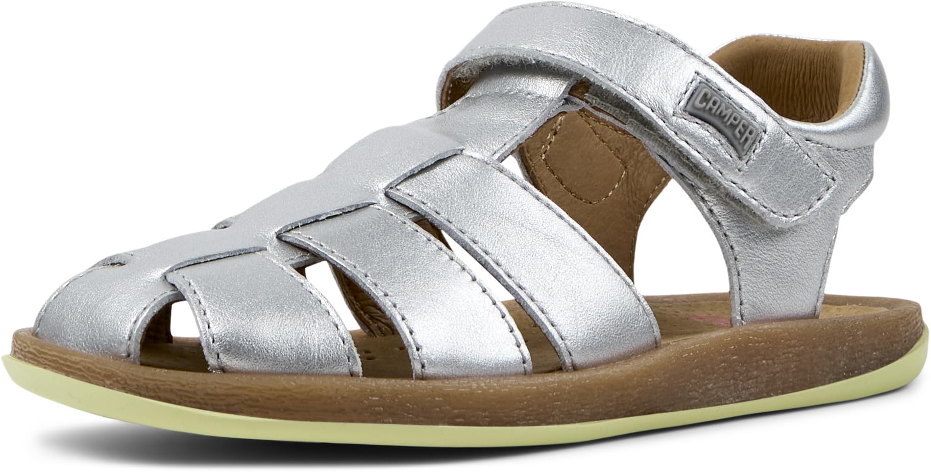 Camper Bicho 80177 T-Strap Sandal, Medium Gray 082, 12.5 UK