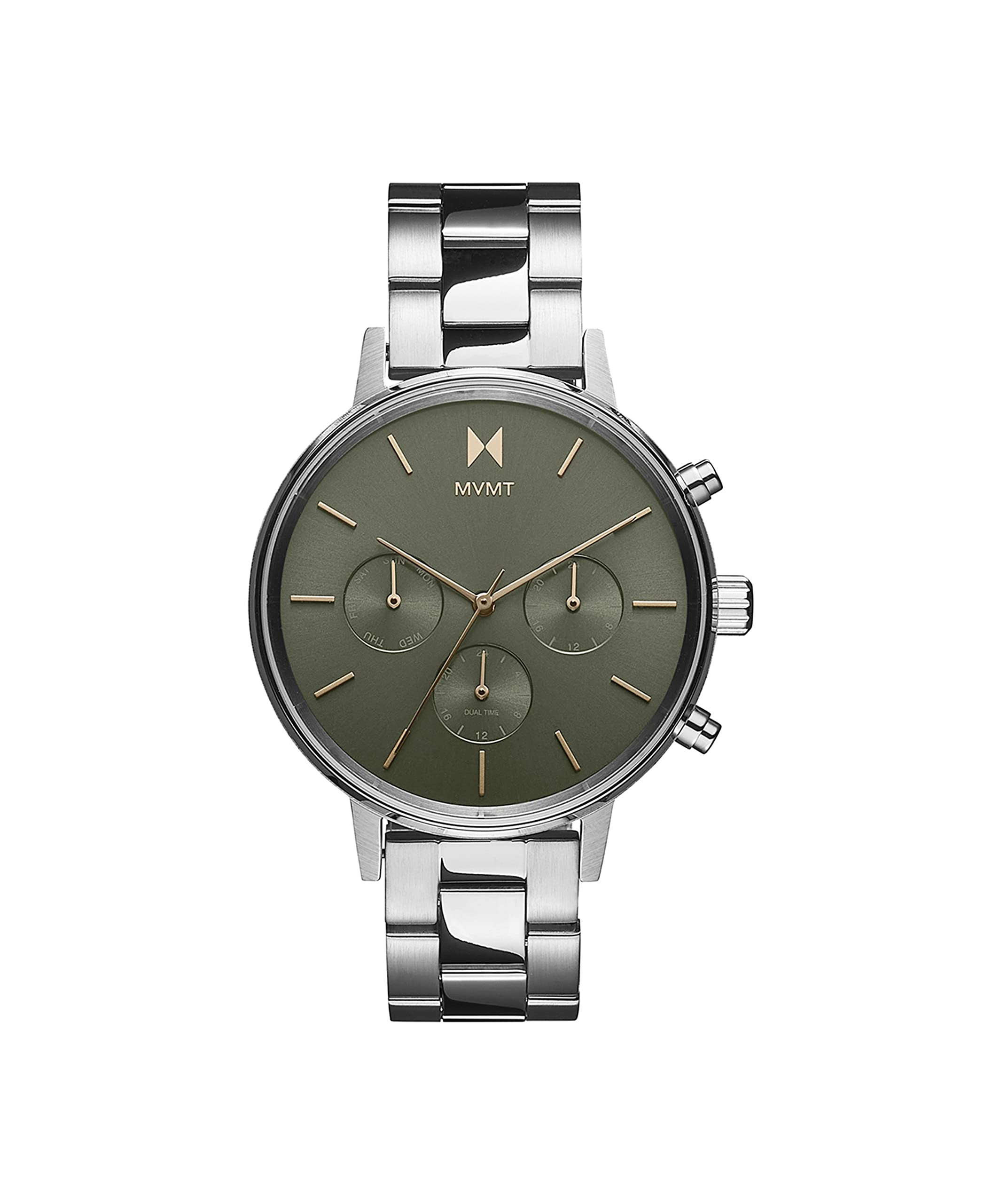 w*2様 VTG × TTGD / Mantis(Titanium Gray) Buy MVMT Nova Qtz Multifunction Green Round Dial Women's Watch