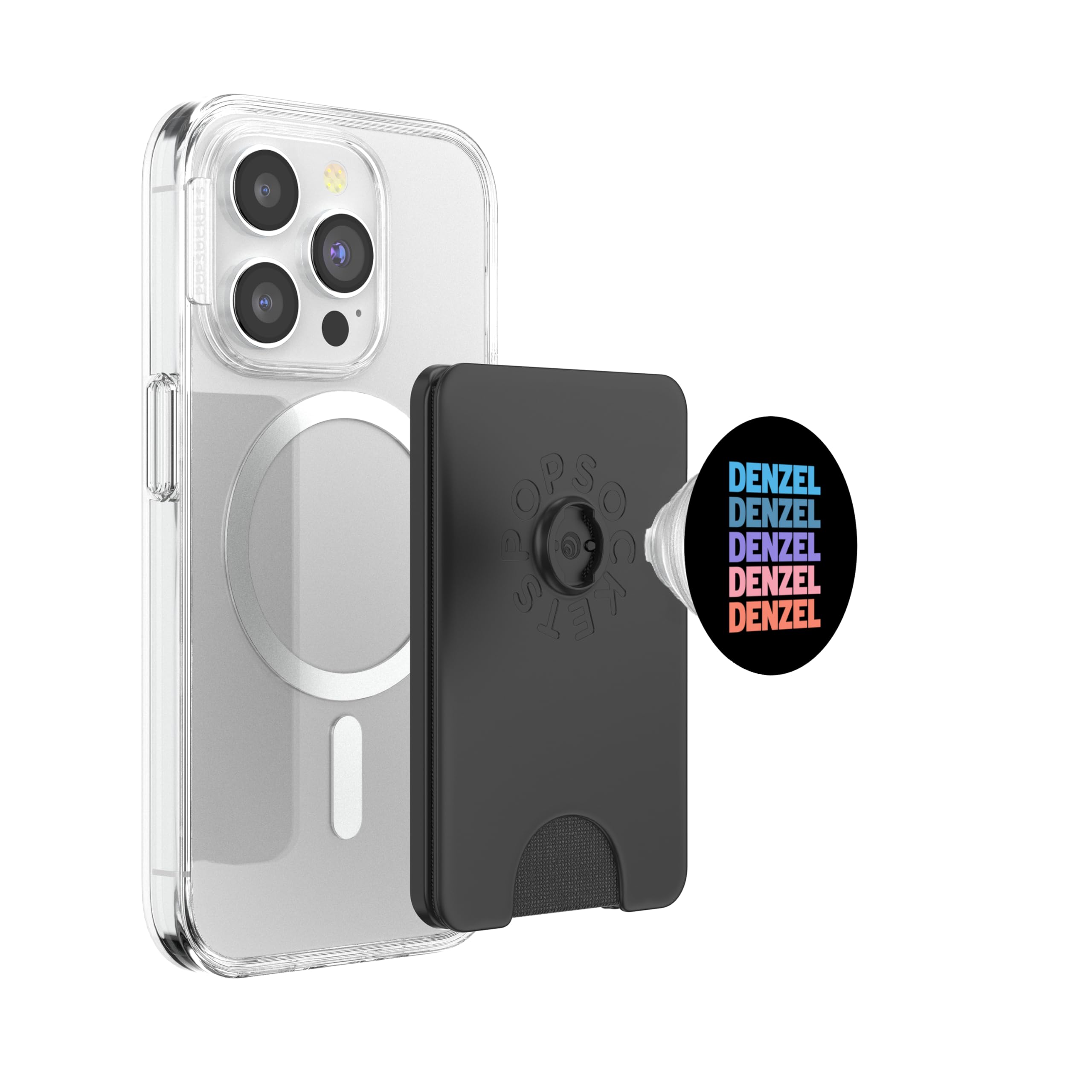 Denzel PopSockets PopWallet for MagSafe, Black - Image 3