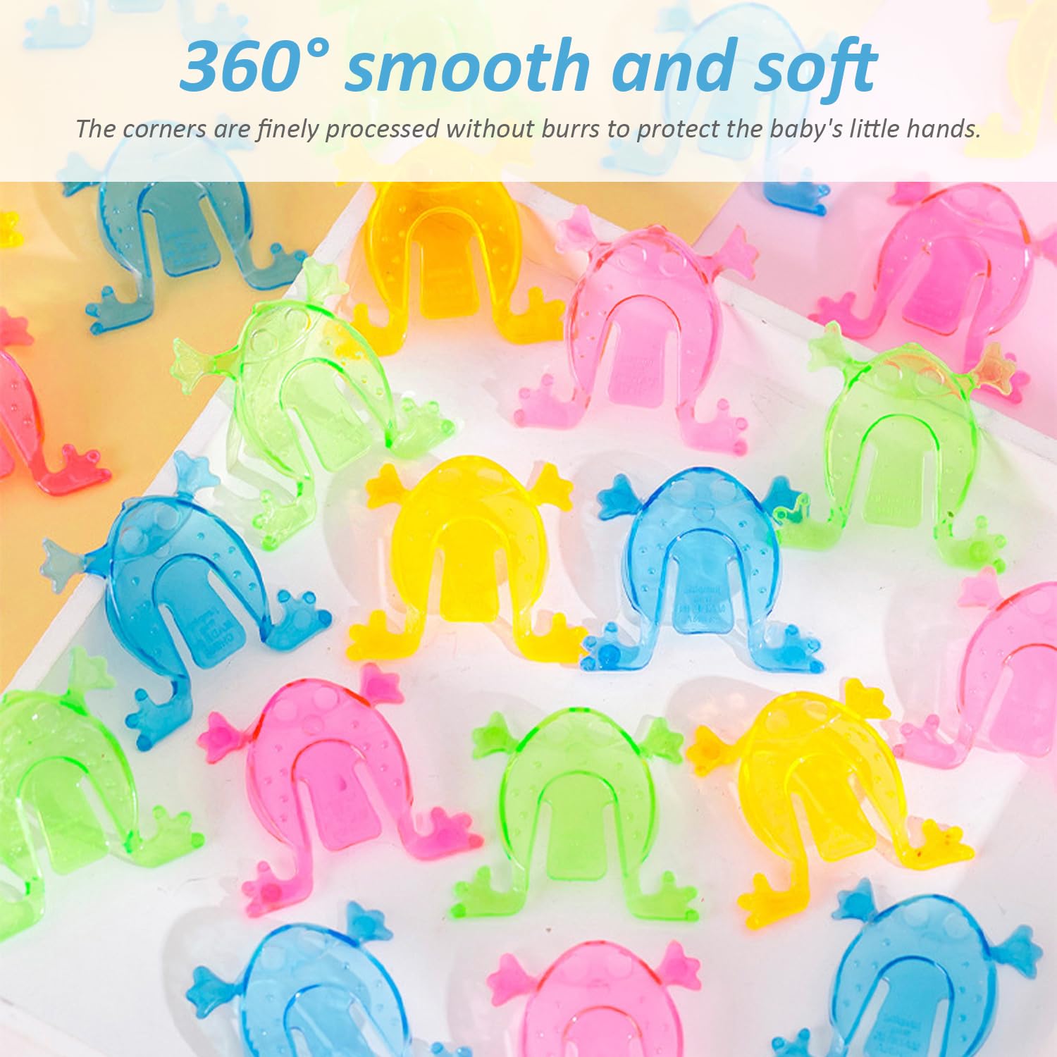 40 Pezzi di Rane Che Saltano, Giocattoli Che Saltano, Mini Giocattoli di Rana, Giochi Genitore-Figlio, Forniture per Feste per Bambini (Colori Casuali).