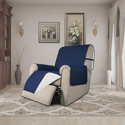 Miniatura 707 de Easy-Going - Funda reversible para sofá, resistente al agua, con varillas de espuma y correas elásticas, protector de muebles para mascotas y perros