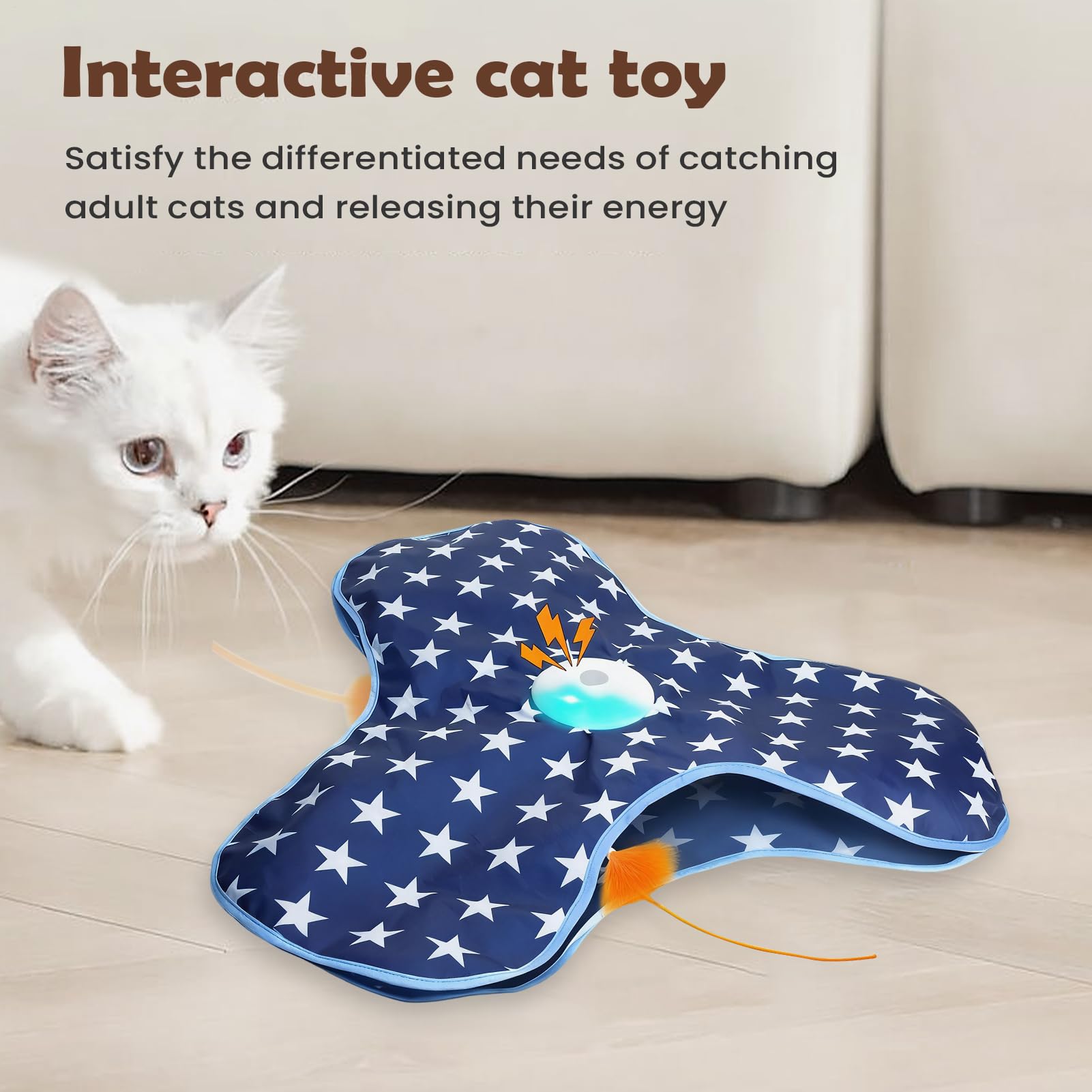 Interactifs Pour Chats à Leurres Cachés en Mouvement