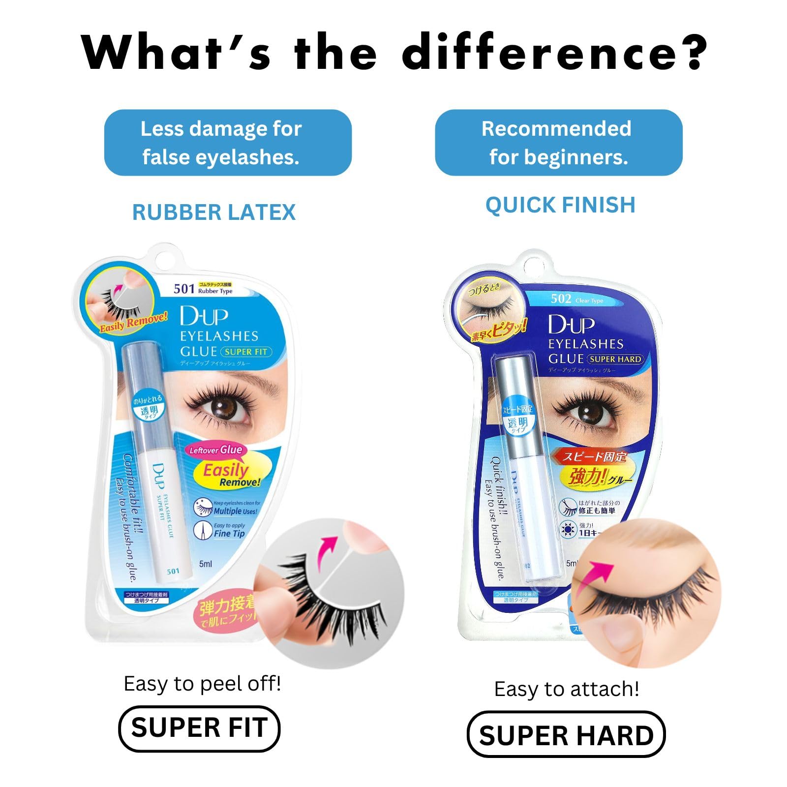 D.U.P DUP Japan - Dee-up eyelash glue super hard 502N transparent type (false eyelash adhesive)