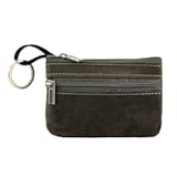 Coin Purse for Men&comma; Coin Pouch for Men&comma; Genuine Leather Mens Tray Purses Coin Purse Cash Change Wallet Key Holder Money Pouch &lpar;dark green&rpar;
