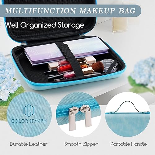 Miniatura 6 de Color Nymph Kit completo de maquillaje para mujeres, kit de maquillaje todo en uno para profesionales con delicada funda láser azul, sombra de ojos