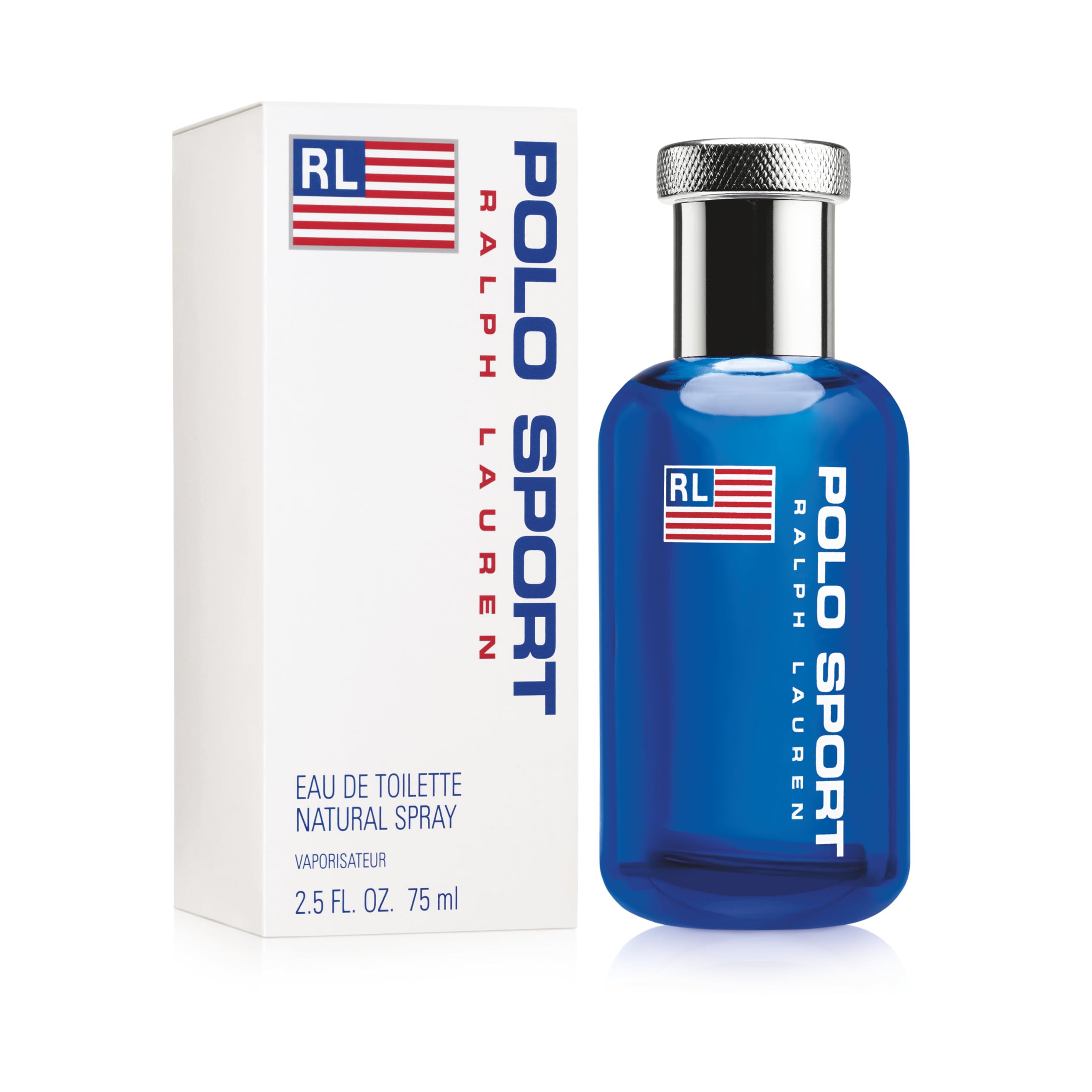 Ralph Lauren Polo Sport Eau de Toilette für Herren, aromatisch-zitrischer Duft mit Mandarine, Minze & Sandelholz, für aktive Männer
