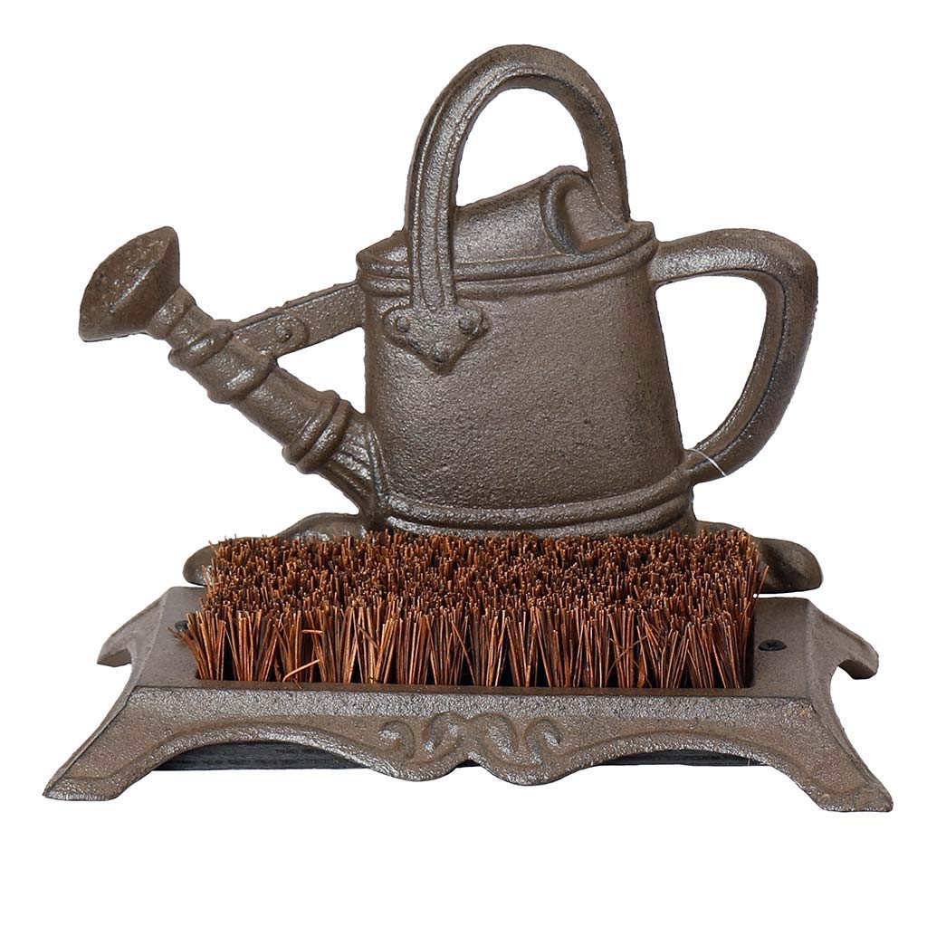 Cast Iron Boot Brush Vintage Watering Can Garden Boot Scraper Brush