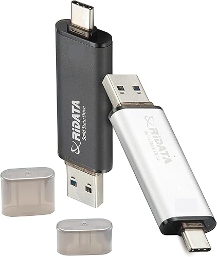 Miniatura 8 de Ridata UV903 - Unidad de estado sólido externa SSD portátil de 512 GB, velocidad de lecturaescritura de hasta 1050MBs y 900MBs, USB 3.2 Gen 2 OTG