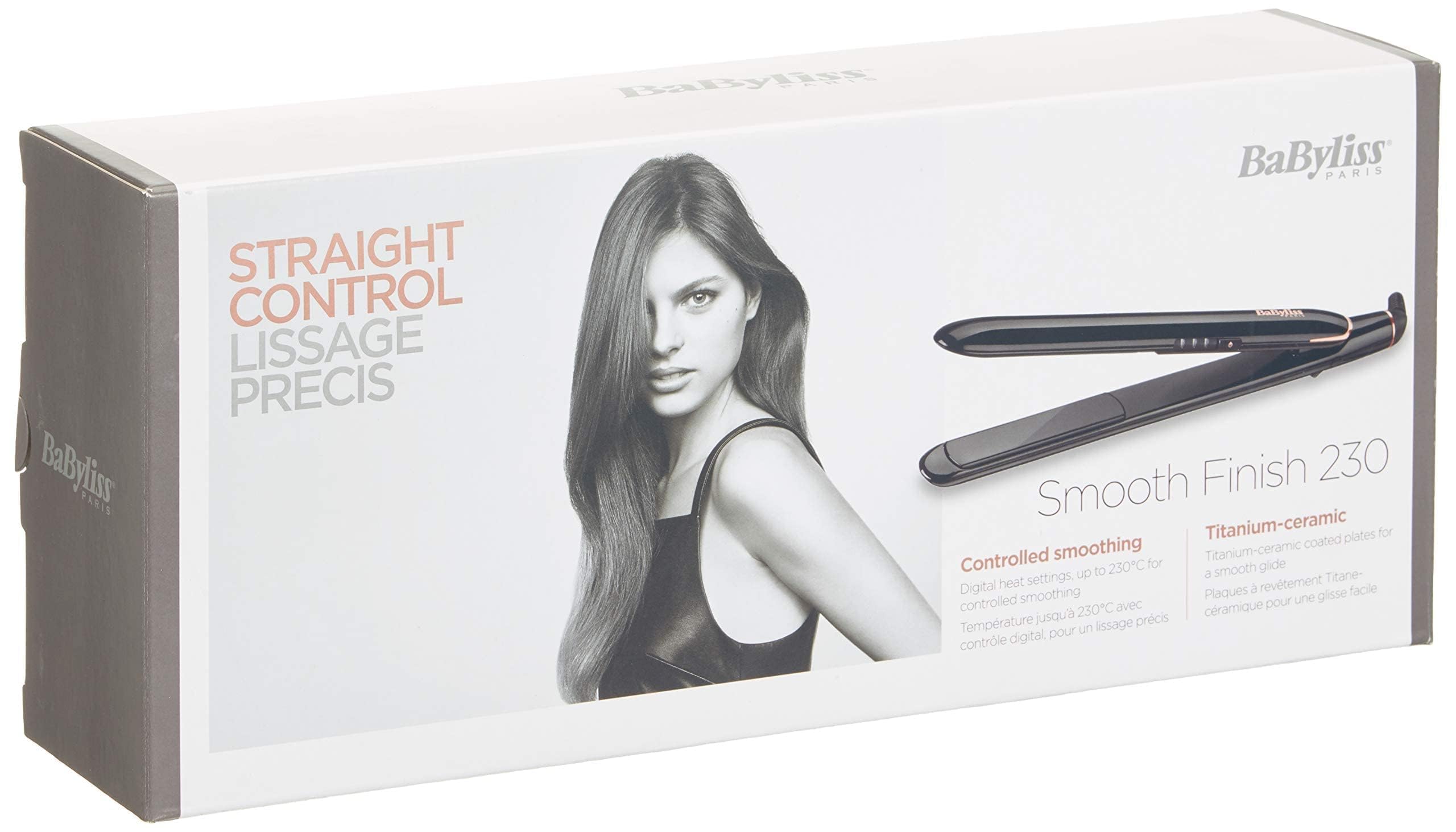 Babyliss ST250E - Plancha alisadora de pelo (acabado suave)