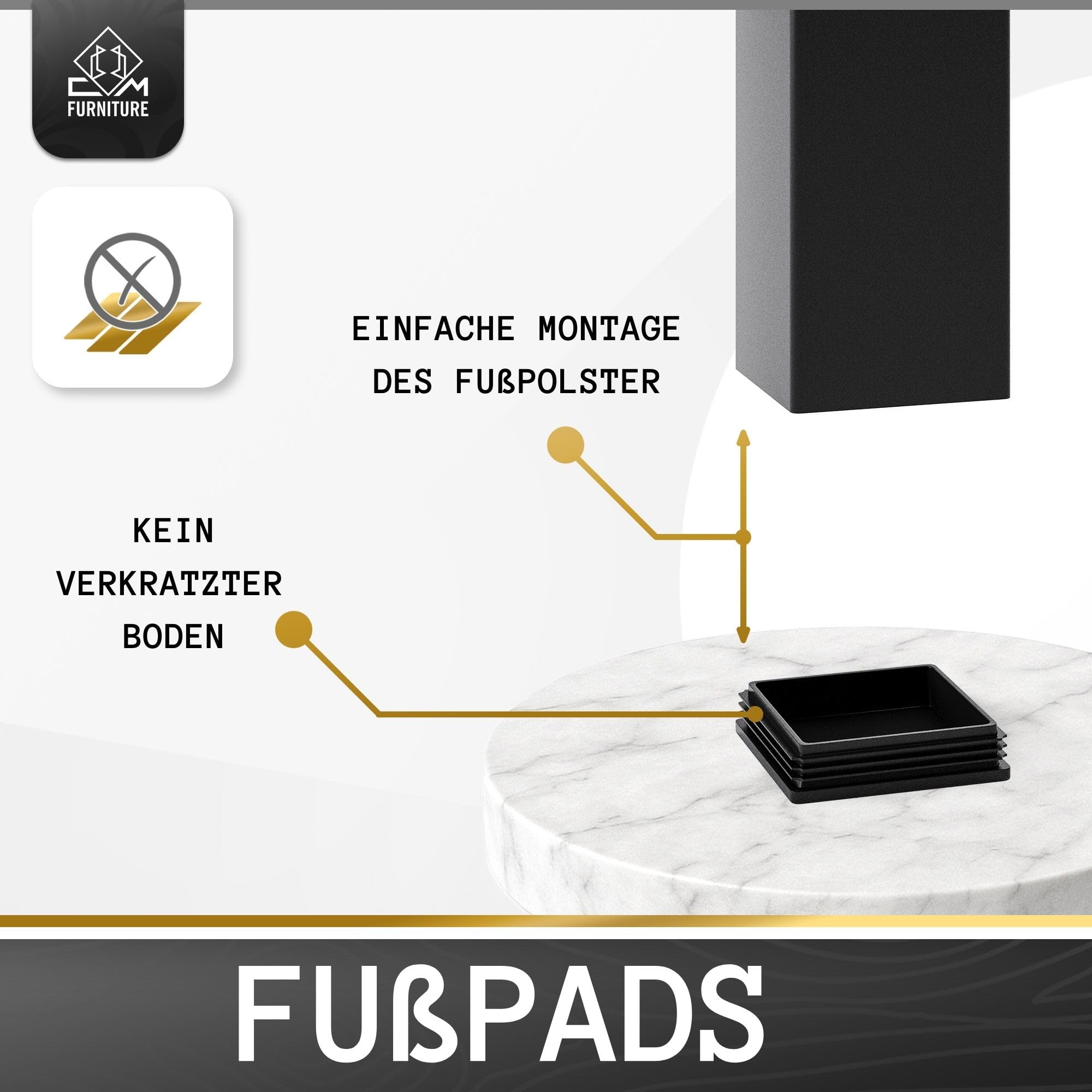 Tischbeine Eckig Premium 80x80 Schwarz 4er Möbelfüße Quadratrohr Metall Höhe 72 cm Esstisch Stützfuß Sehr Stabil Viereckig Tischgestell Tischfuß Tischkufen Vierkant Pulverbeschichtet