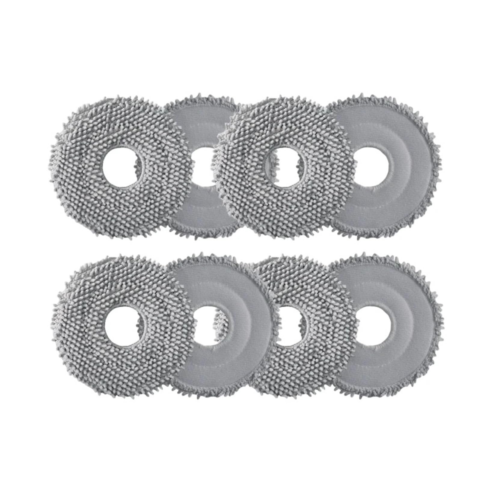 XRHBDXLA Curv Mop Cloth Accessories,Compatible For Roborock， Qrevo S/Qrevo Slim/Qrevo Master Robot Vacuum Cleaner Spare Parts(8PCS)