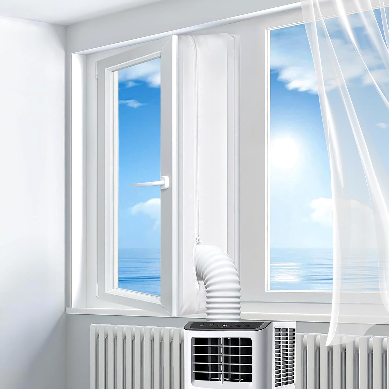 Fensterabdichtung für Mobile Klimageräte