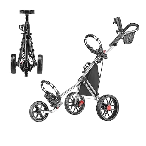 Caddytek CaddyLite 11.5 V3 Golf Push Cart - Lightweight Aluminum