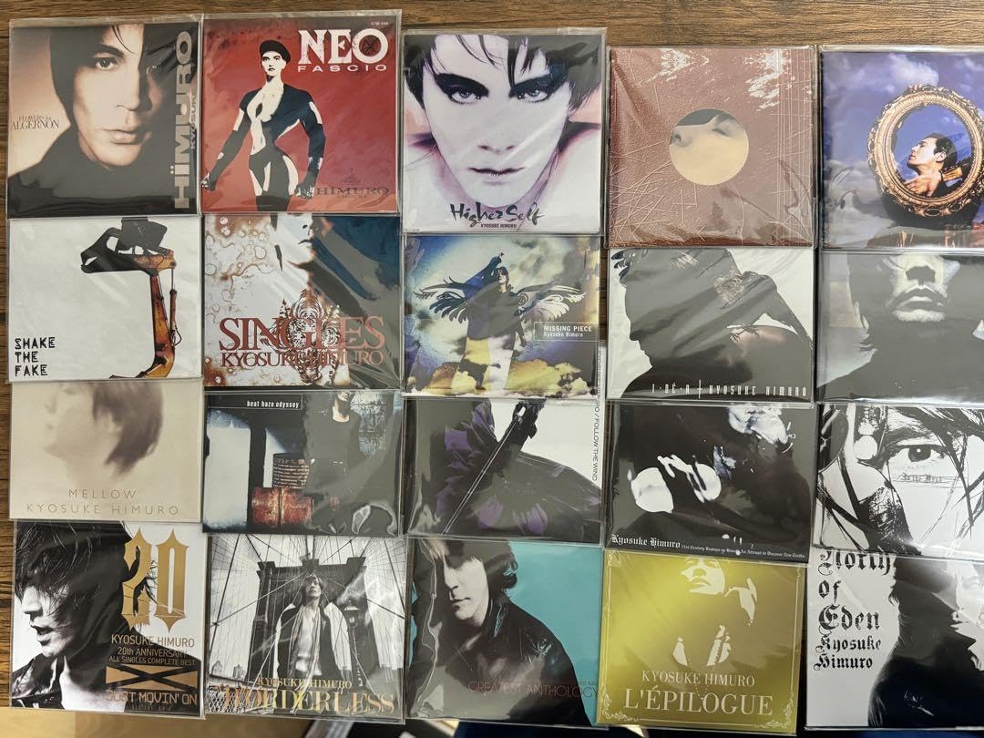 氷室京介アルバムジャケットコースター20枚