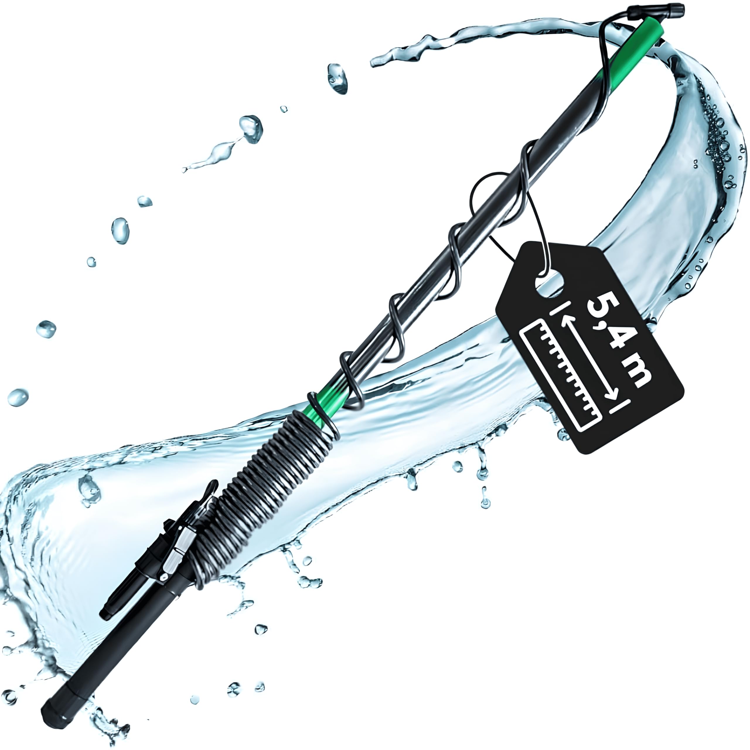 PHOENIX - Telescopic spray lance 5.4m for sprayers - Compatible with Pro Sprayer, Dorsal and Gladiator - Perfect for cleaning windows, roofs and facades with telescopic rod