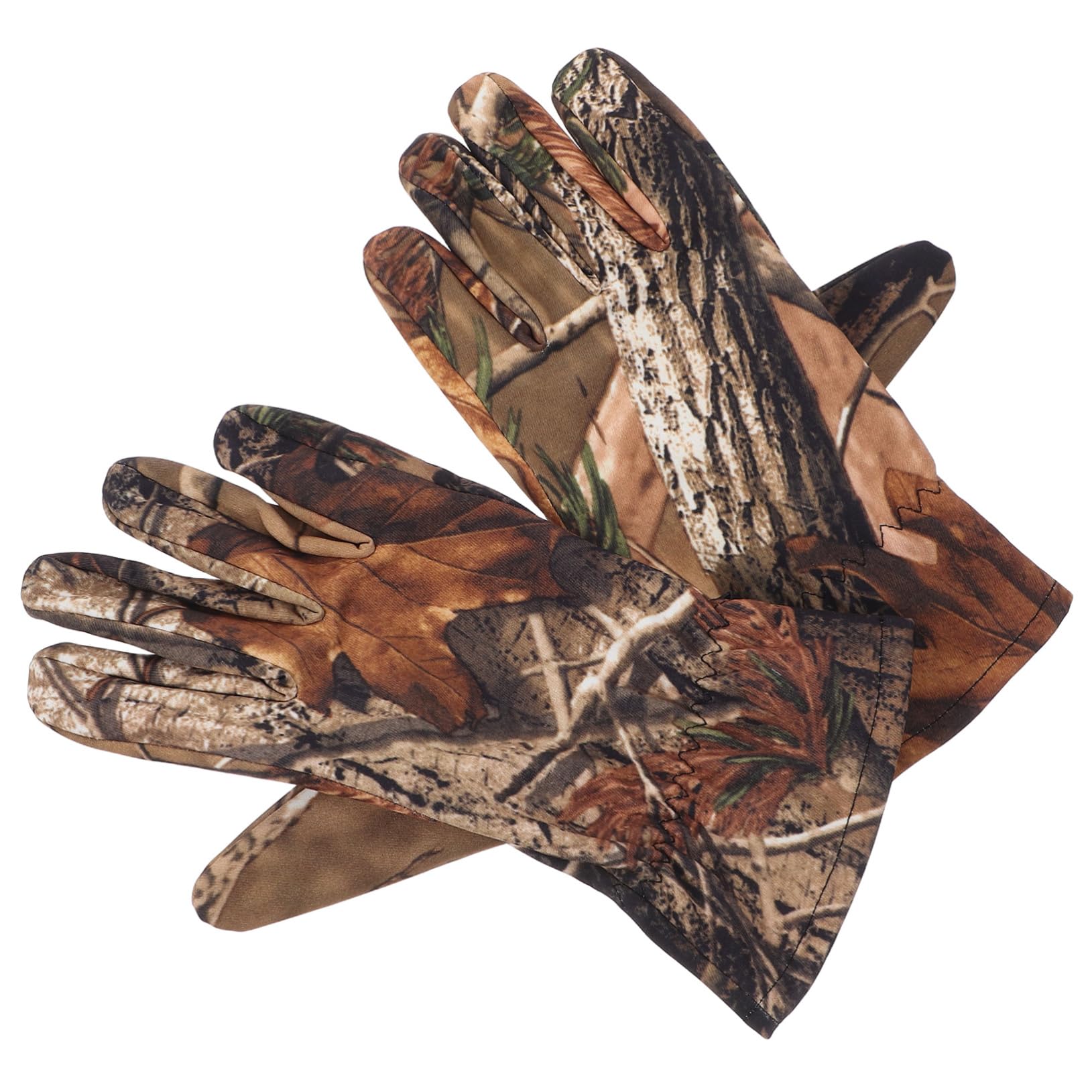 BRIGHTFUFU Winter Hunting Gloves for Men Insulated Fleece Lining Camouflage Outdoor Gloves for Cold Weather Activities for Skiing Snowboarding and Fishing