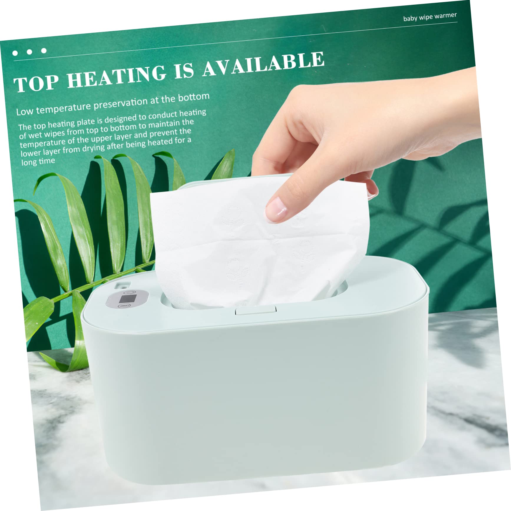 Beatifufu USB Diaper Wipe Warmer Portable Wet Tissue Heater Car Tissue Dispenser