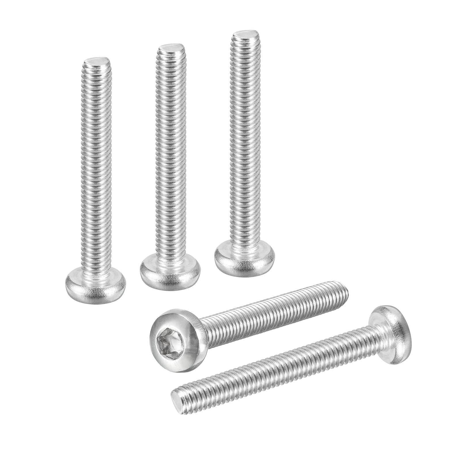 DTGN M6x45mm Pan Head Torx Security Screw, 10Pack, Good for Machinery