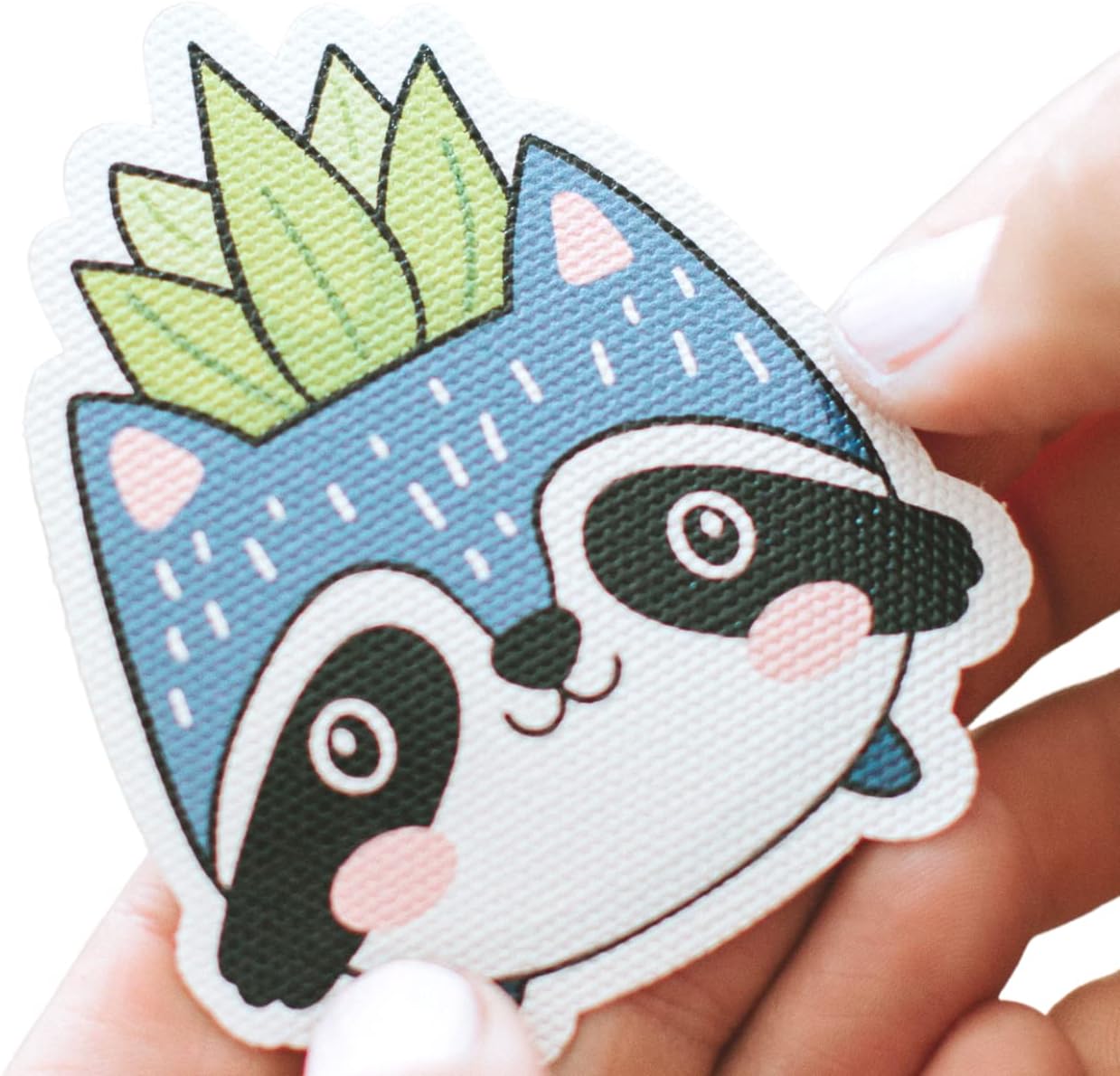 Custom Textured Die Cut Stickers 3" Using Your Image with Reusable Adhesive (100)