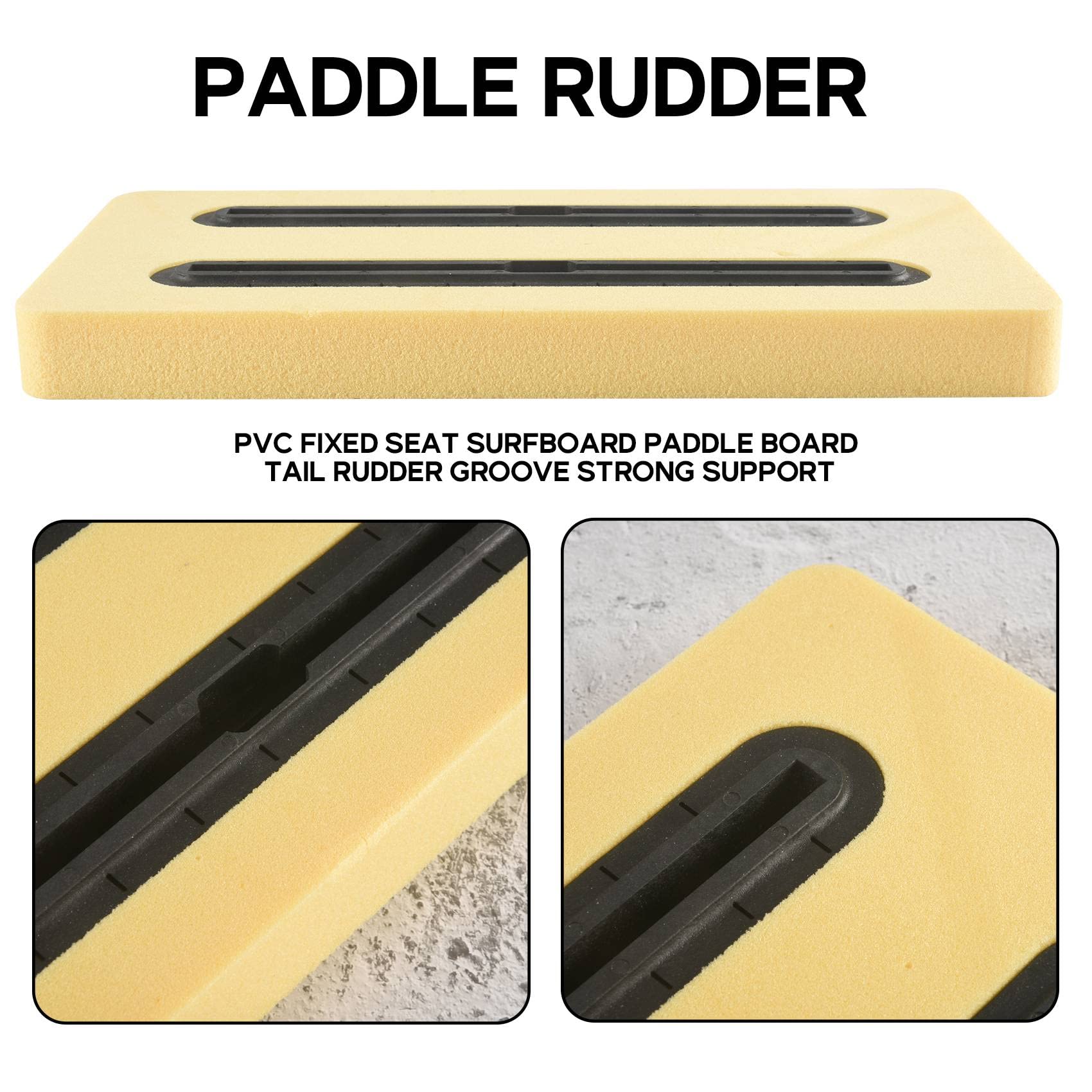 INTCHE Hydrofoil Rail Box Foil Box PVC Mousse Hydrofoil Box (Noir)