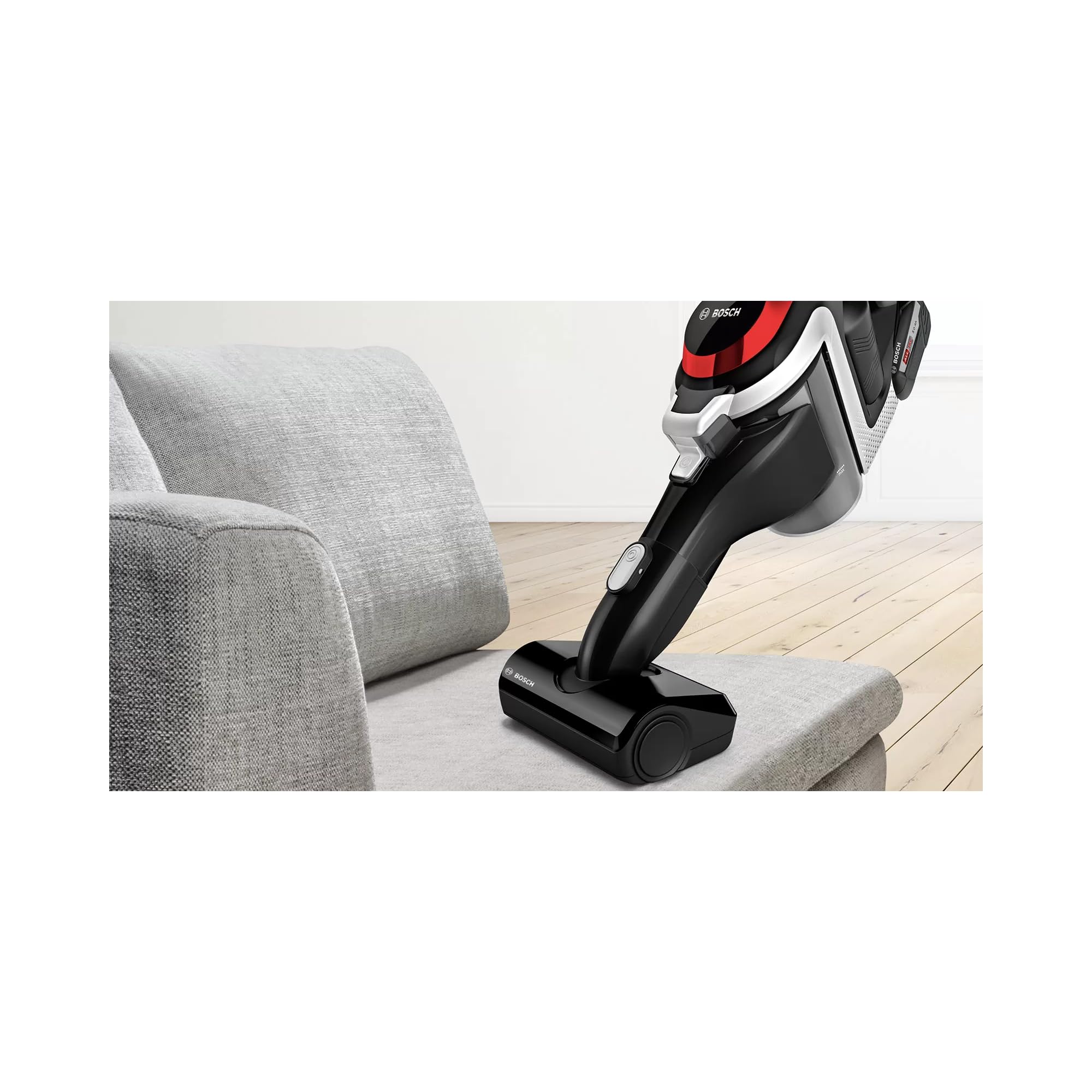 Bosch Zubehör-Set BHZUKIT, geeignet für alle kabellosen Unlimited Akku-Staubsauger, Mini-Turbo-Düse, Matratzendüse, extra Lange Fugendüse, praktische Aufbewahrungsbox, schwarz