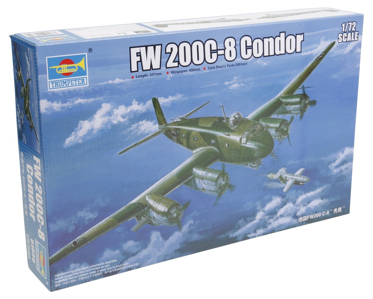 Trumpeter 1637 Fw 200 C-3 Condor 1:72 Model Kit