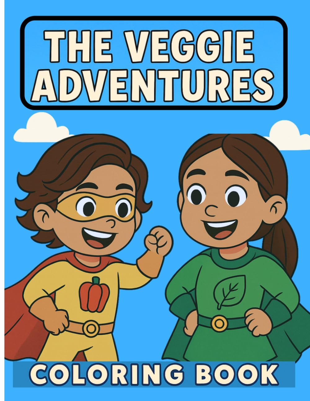The Veggie Adventure Coloring Book