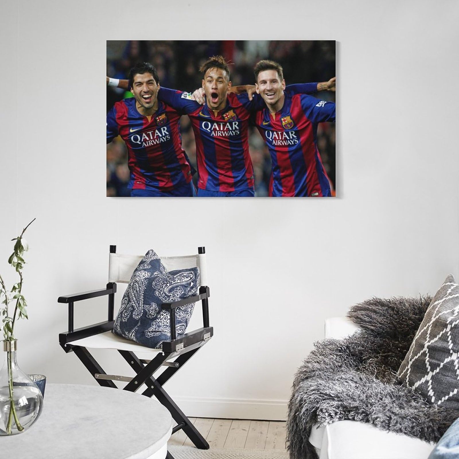 CR7 クリスティアーノ·ロナウド Messi リオネル·メッシ アートポスター