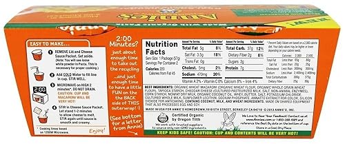 Miniatura 2 de Annie's Homegrown Macarrones y queso orgánico real envejecido Cheddar - Paquete de 2