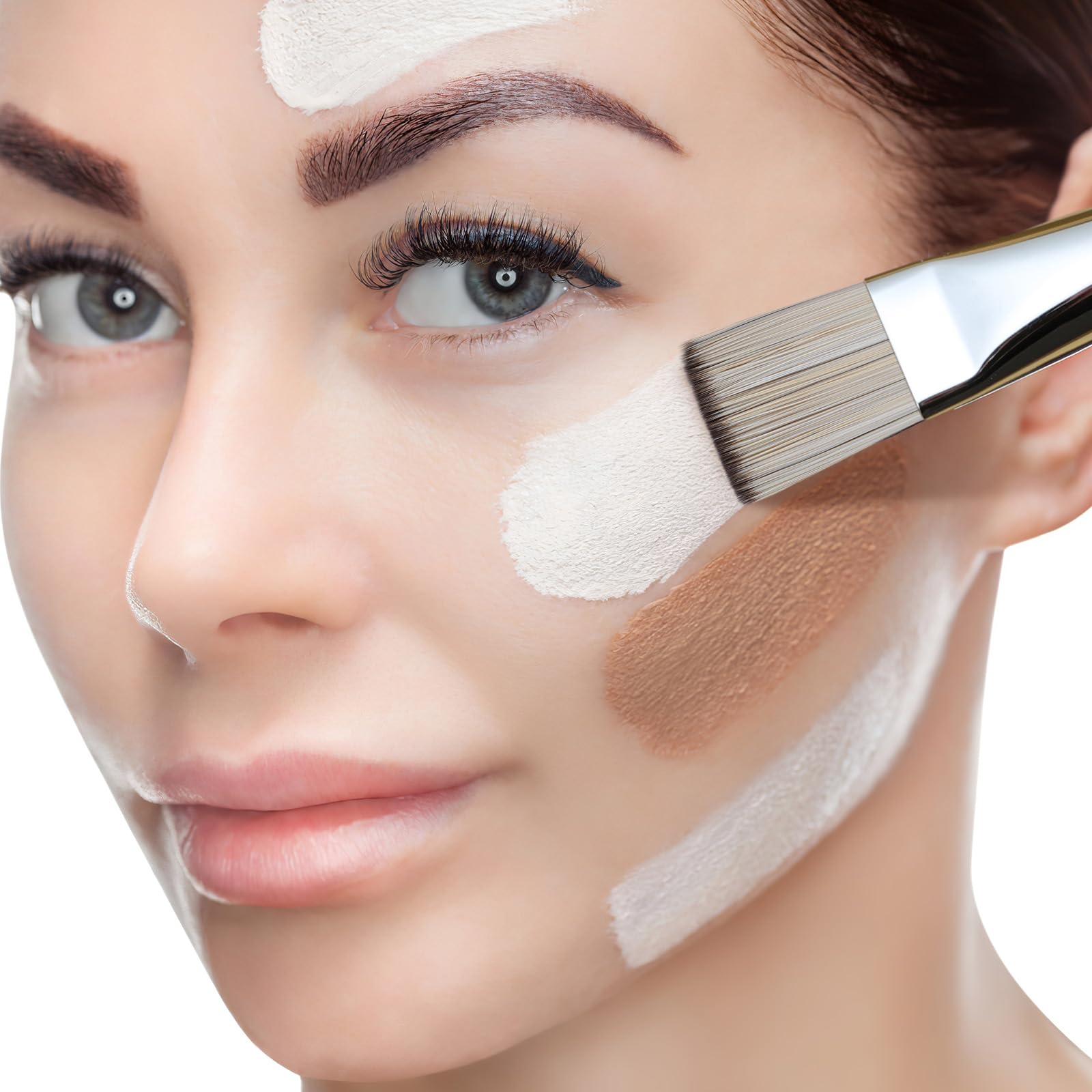 EIGSHOW Pennello per maschera, Applicazione maschera viso premium, Strumenti cosmetici professionali per lozione per il corpo, Fango, Argilla, Maschera mista al carbone(F653G)